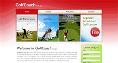 Desktop Screenshot of golfcoach.com.sg